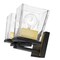Z-Lite Bleeker Street 2 Light Vanity, Matte Black & Olde Brass & Clear 475-2V-MB-OBR - alternate 7